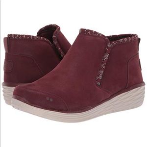 Ryka Burgundy Ankle Booties Size 8M